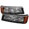 Spec-D Tuning 03-06 Chevrolet Silverado Bumper Lights Black, 2LB-SIV04JM-RS 2LB-SIV04JM-RS - alternate 1